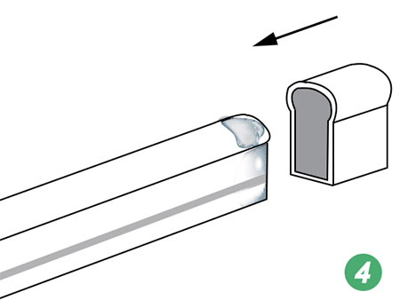  Tira LED neón flex (extrusiones) 