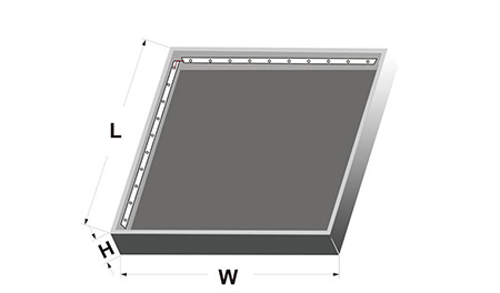 Tira LED rígida con iluminación lateral DXD438E 