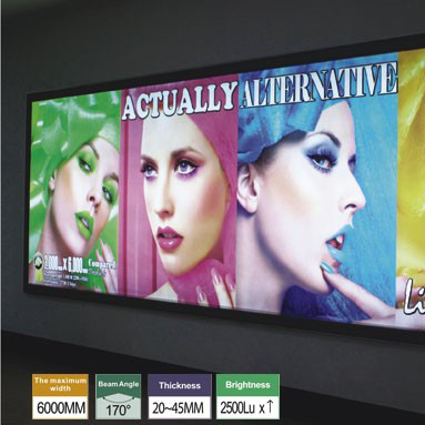 Tira LED rígida con iluminación lateral DGW450E / DGW451E / DGW452E 