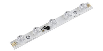 Tira LED rígida con iluminación lateral